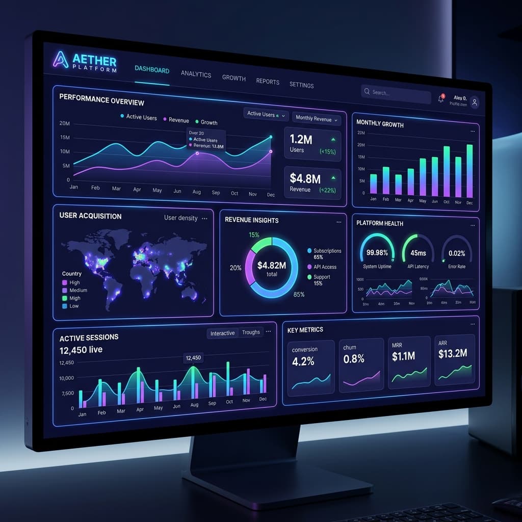 CloudAnalytix SaaS Dashboard